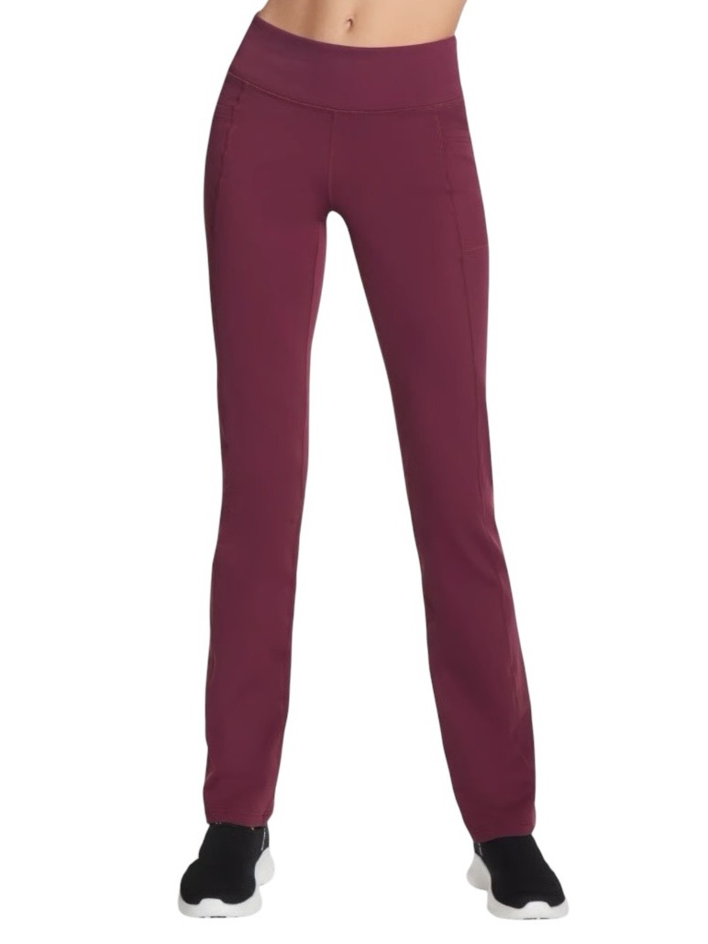 SKECHERS GO WALK OG Pant Regular length Burgundy Size Large Activewear Like new